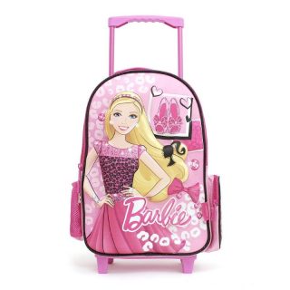 Barbie - Mochila 35 cm con Carro y Relieve