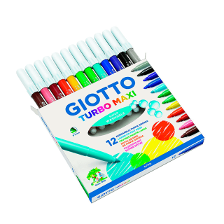 Giotto - Marcadores Gruesos Lavables x12 unidades