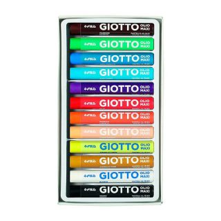 Giotto - Pasteles al Oleo Maxi x12 unidades