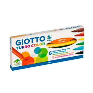 Giotto - Marcadores Finos x6 unidades