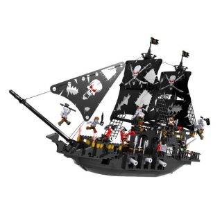 Cogo - Barco Pirata Gigante con Accesorios 807 piezas