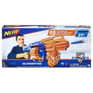 Nerf - Surgefire Pistola Lanzadardos Motorizada