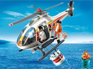 Playmobil 5542 - Helicóptero de Bomberos