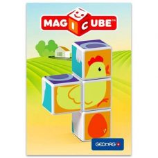 Geomag Magicube Animal Friends 4 Cubos