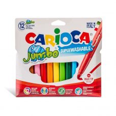 Marcadores Gruesos Jumbo X12 - Carioca