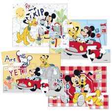 Set 4 Puzzles De 9 Piezas Mickey Mouse Disney
