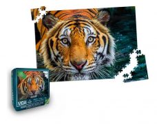 Puzzle Lata Vida 1000 Piezas Tigre Ronda - Toy Store