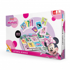 Juego Lotería Minnie de Disney con 6 tableros