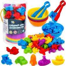 Juego Organización de Colores con Vehículos , Bowls y Pinzas _ Toy Store