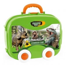 Juguete Dinosaurio Valija Rampas Dino Auto 2 Dinos + 3 Autos