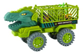 Juguete Dino Monster Truck Camión Con Jaula Y Mini Dinos